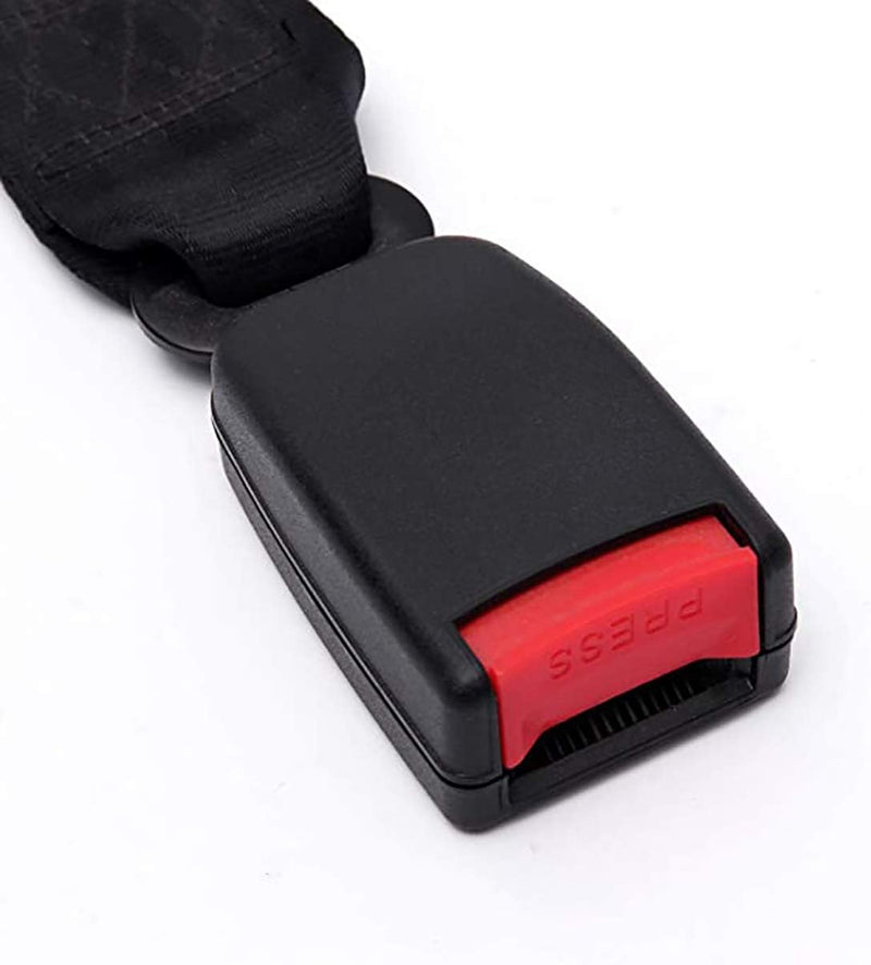 Candeer Car Safety Belt Extender, Multi Function Car Safety Belt, Extension Belt Auto Safety Belt Extender, Lengthening Safety Belt Car Accessory Black
