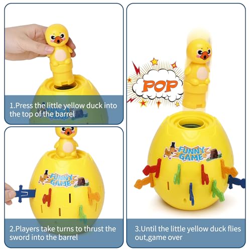 MAKINGTEC Pop Up Kids Game, Dinosaur Action Board Game Family Fun Activity Preschool Children's Game Classic Board Game Toddler Action Game or 3 4 5 6 7 8 9 10 11 Year Old Boys Girls Children Toddlers