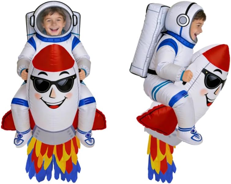 Skirfy Inflatable Costume for Kids - Astronaut