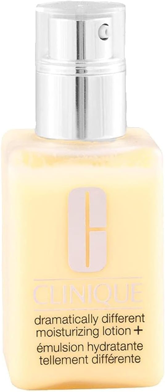 Dramatically Different Moisturizing Lotion + New Formula 125Ml Very Dry To Dry Combo Skin - 4.2 Fl Oz (Pack of 1) Pump, Tube, Twist Cap