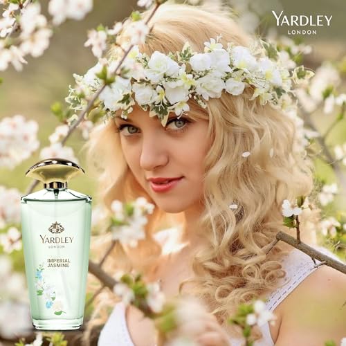 Yardley London Imperial Jasmine Eau De Toilette - 125ml Floral Scent with Jasmine & Orange Blossom Fragrance