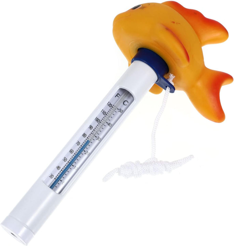 ZHUGI Infant Toy Toys Outdoor Toys Animal Toy Baby Bathing Float Swim Goldfish Floating Temperature Gauge Orange Plastic Cartoon Buoy Digital Temperature Gauge