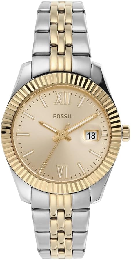 Women's Scarlette Mini Three-Hand Date, Stainless Steel Watch, ES4949