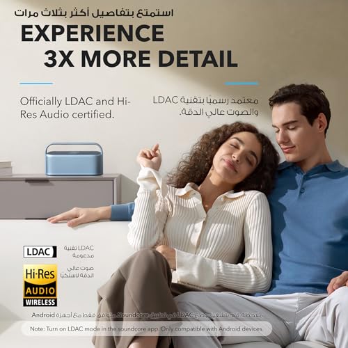Soundcore Motion X600 Portable Bluetooth Speaker with Wireless Hi-Res Spatial Audio