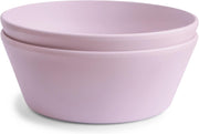 Dinnerware Cups for Kids Set of 2 Reusable BPA Free Dishwasher & Microwave Safe Cups Easy to Hold Made in Denmark (Sage) - Soft Lilac