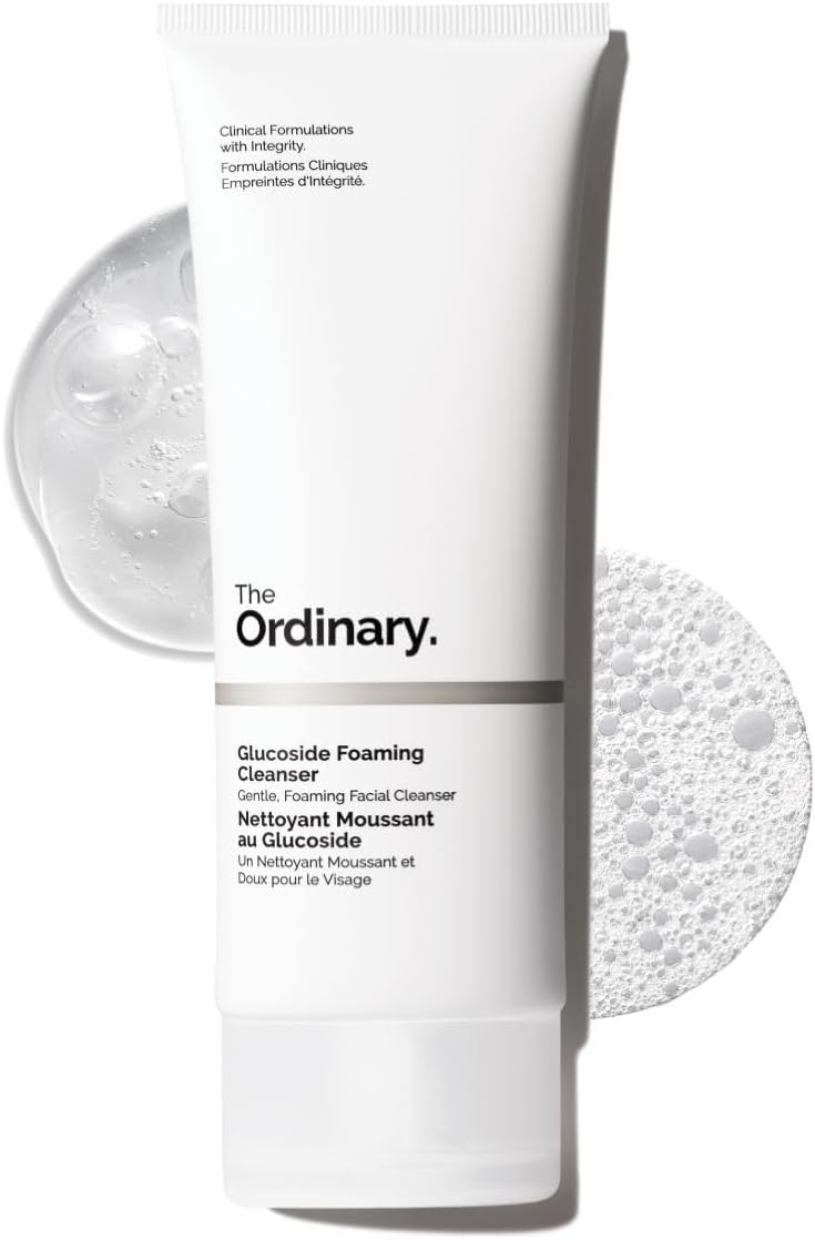 Glucoside Foaming Cleanser, Mild Foaming Face Wash for All Skin Types, Including Sensitive Skin, 150 ml