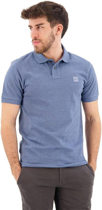 BOSS Men's Passenger Slim Fit Stretch Cotton Polo Shirt with Logo Patch