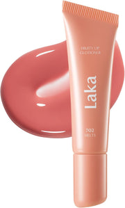 Fruity Lip Glotioner, 10ml/0.33 fl.oz, Lip Gloss with High Shine Vivid Colors, Jelly tip for Hygienic & Easy Application, Plumping Conditioner, Vegan, K-Beauty (700 Glowy) - #702 Melts