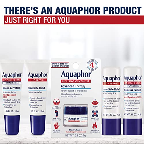Aquaphor Lip Repair Tube Blister Card- 0.35oz