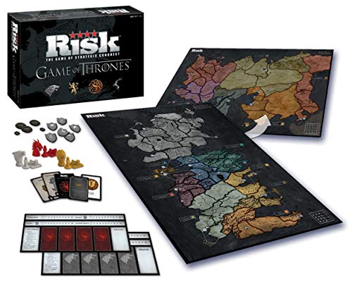 USAOPOLY Risk Game of Thrones Strategy Board Game | The for Game of Thrones Fans | Official Game of Thrones Merchandise | Based on The TV Show on HBO Game of Thrones | Themed Risk Game