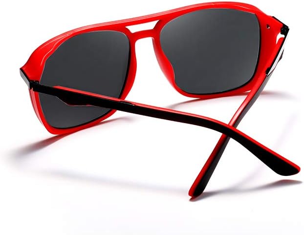 Kimorn Polarized Sunglasses For Men Square Frame Unisex Outdoor Sports Goggle Classic K0623