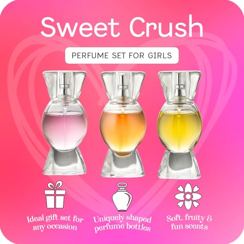 Body Mist Perfume Gift Set For Kids, Pre-Teens, Tweens & Teen Girls | Fresh & Fun Scents | CANDY (3 Pack)