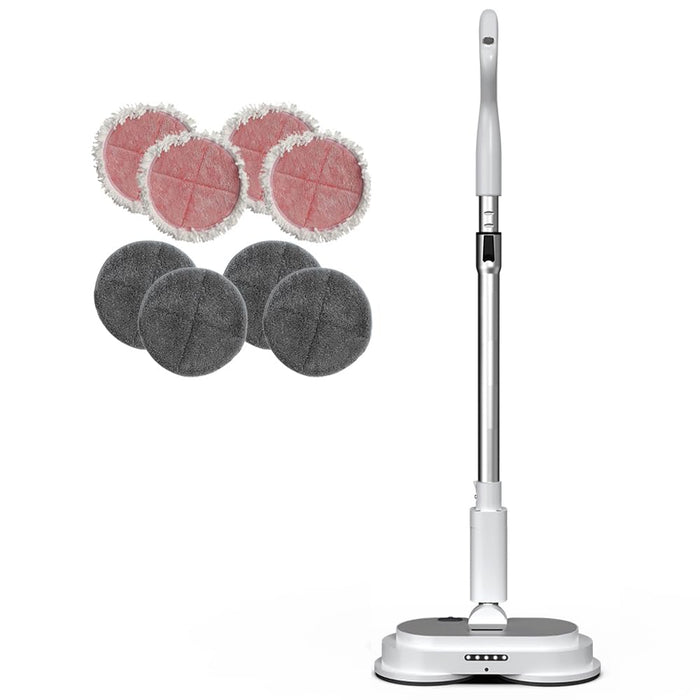 AirCraft Home PowerGlide City+ | Hard Floor Cleaner And Polisher | Good Housekeeping Institute Approved | Compact, Cordless and Rechargeable | With 8 Machine-Washable Microfibre Pads