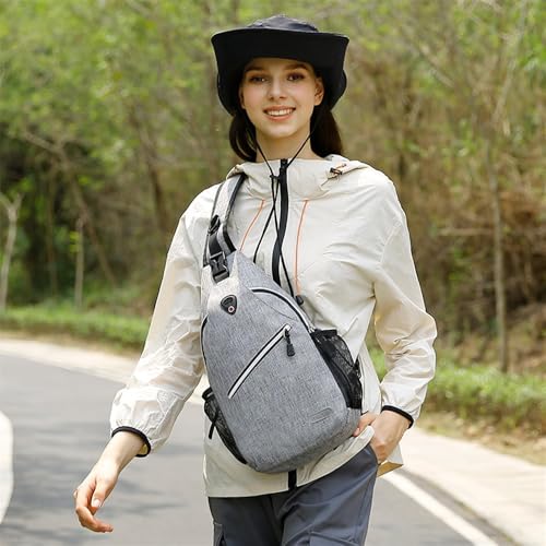 Azonee Sling Backpack, Multipurpose Crossbody Shoulder Bag for Travel, Hiking, and Daypack, Unisex for Outdoor Sports, Office, and Business