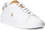Keaton-pony mens Sneaker - White/Tan