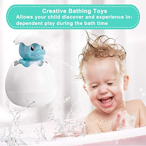 SYOSI Baby Bath Toy, Educational Bath Time Spray Water Bathtub Toys, Dinosaur Spray Water Pool Toy for Toddlers Kids Boys Girls, Sprinkler Bath Toys, Pool Bathroom Baby Toy Gifts