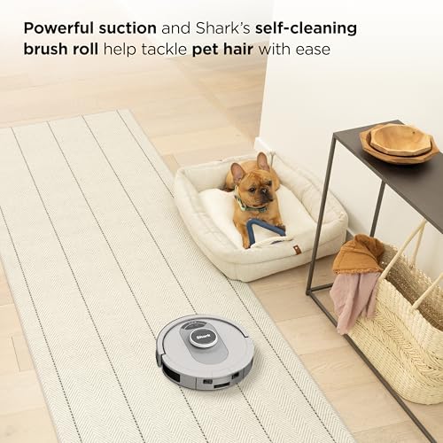 Shark AI Ultra Voice Control Robot Vacuum with Matrix Clean Navigation, Home Mapping, 60-Day Capacity, Self-Empty Base for Homes with Pets, Carpet & Hard Floors (Silver/Black)