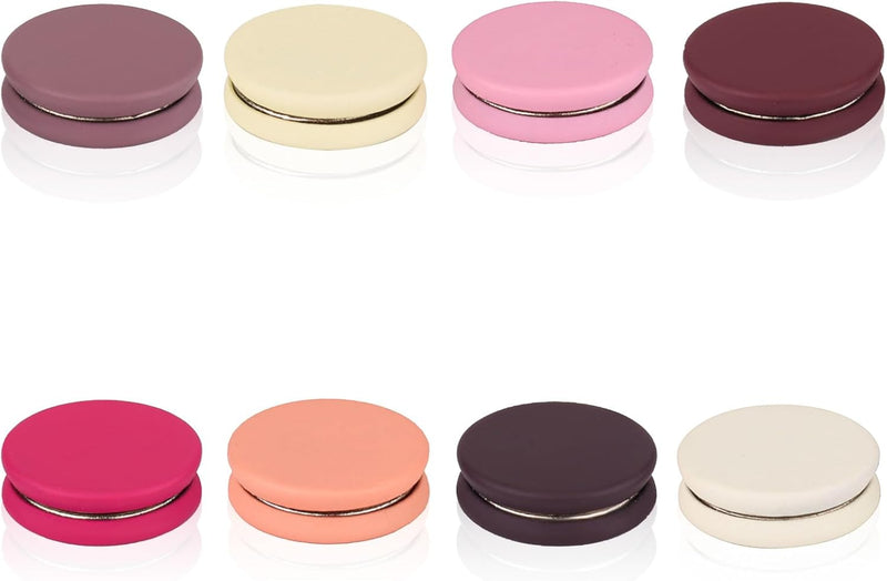 Pack of 8 Hijab Magnetic Pins, 1.4 cm, Versatile Hijab Magnetic Pins, Hijab Magnets, Without Hooks, Strong Magnetic Hijab Pins, Needle-less Brooch for Women, Clothing