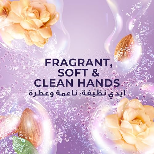 LUX Perfumed Liquid Hand Wash, Velvet Jasmine, with Almond Oil & Glycerin, for Fragrant, Soft and Clean Hands, 250ml