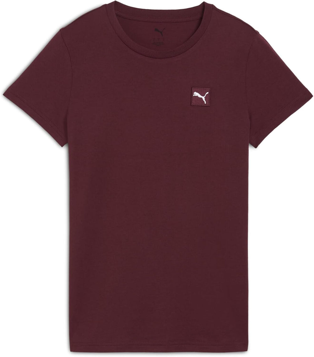 womens ESS ELEVATED Tee Ruby Shimmer T-Shirt
