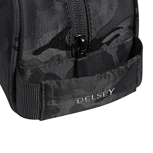 Delsey Paris PICPUS 1 CPT MEN POUCH BLACK CAMOUFLAGE, Black Camouflage, Minimal