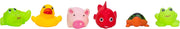 Adore Basics Non Toxic Squeezy Bath Toys for Babies - Bath Floats - Pip Squeaks - Food Grade Silicone with Sound - Cute and Attractive - Unique Animal Collection Bath Toy (Multicolor) (Pack of 13)