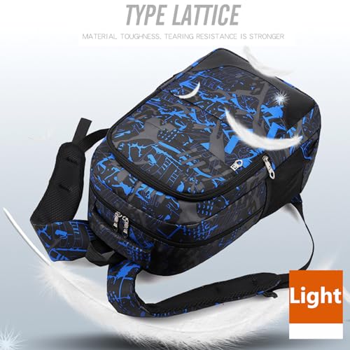 VUCATIN Kids Cute Backpack Set for School, 5PCS Kwaii School Bag Large-capacity, Girls Boys Back to School Book Bag Backpack for Teen