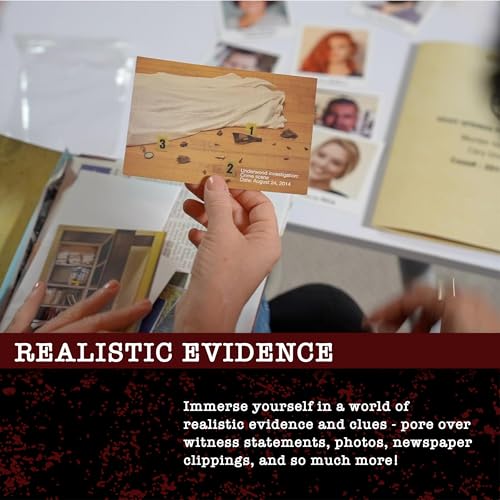 Murder Mystery Party Case Files: Underwood Cellars Unsolved Mystery Detective Case File Game Play Alone, W/ Friends, Family Or For Couples Date Night Ages 14+ From University Games , Brown