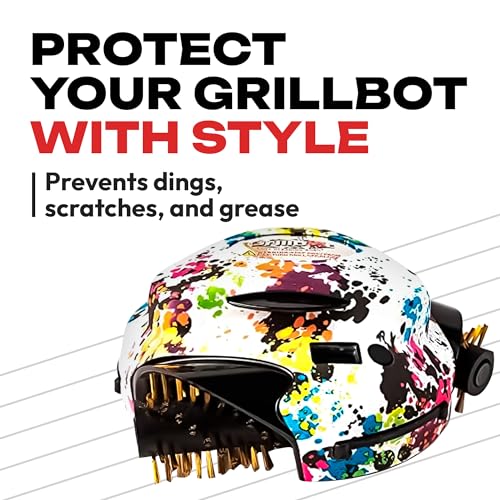 Grillbot Cover Automatic BBQ Grill Cleaning Robot, Robotic Grill Cleaner Accessories Parts, Splash