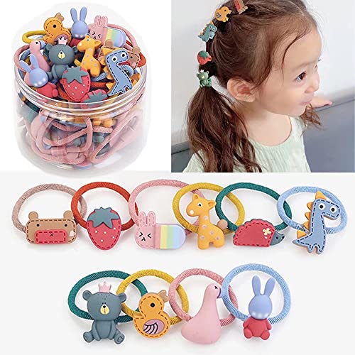 Shining Diva Fashion 20 pcs Combo Elastic Hair Bands Ties Accessories for Kids Baby Girls Women