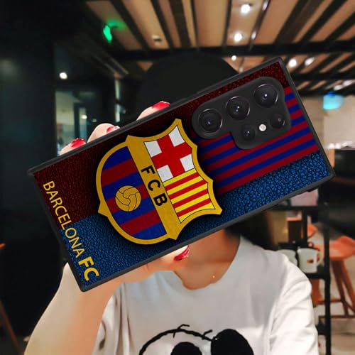 Silk Route Barcelona Design Spain Football/Soccer Club Mobile Back Cover for Samsung S24 Ultra, Multicolor
