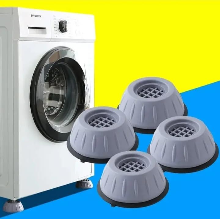 Anti-Vibration Pads for Washer and Dryer, 4 Pieces, Noise Reduction Shock Absorbers