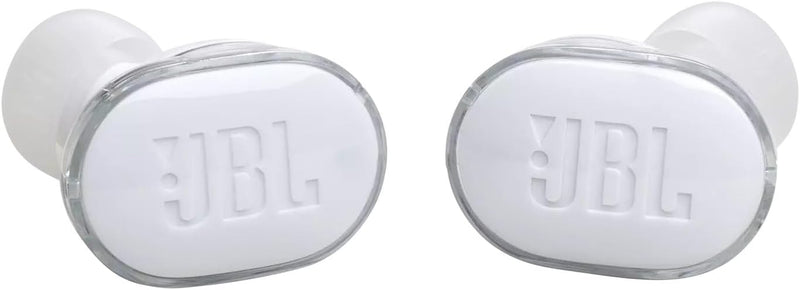 JBL Tune Buds True Wireless Noise Cancellling Earbuds, Pure Bass Sound, Bluetooth 5.3, LE Audio Support, Smart Ambient, 4-Mic Technology, 48H Battery, Water and Dust Resistant - White, JBLTBUDSWHT