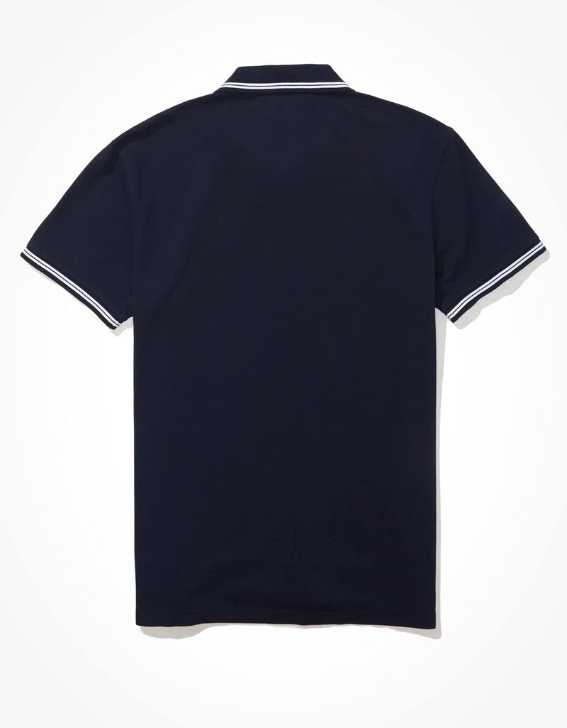 American Eagle Men's Slim Fit Pique Polo Shirt