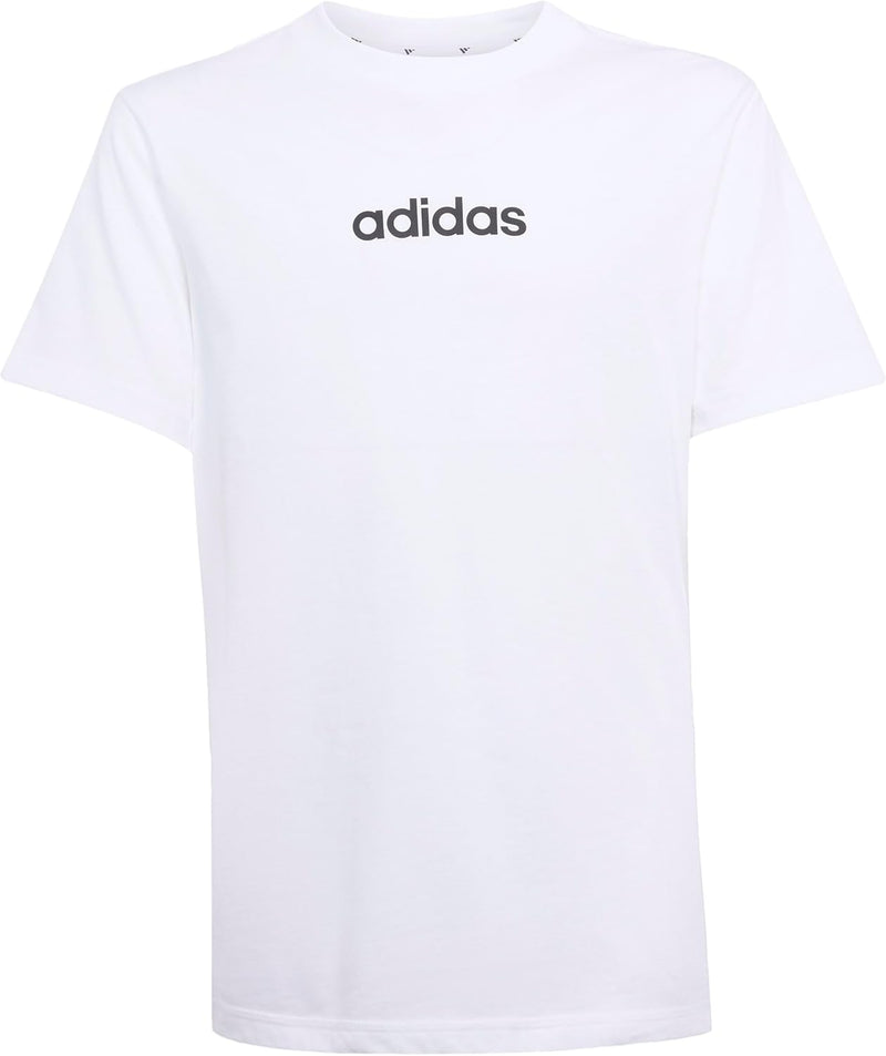Unisex Kids Essentials Linear Logo T-Shirt T-Shirt - WHITE/BLACK
