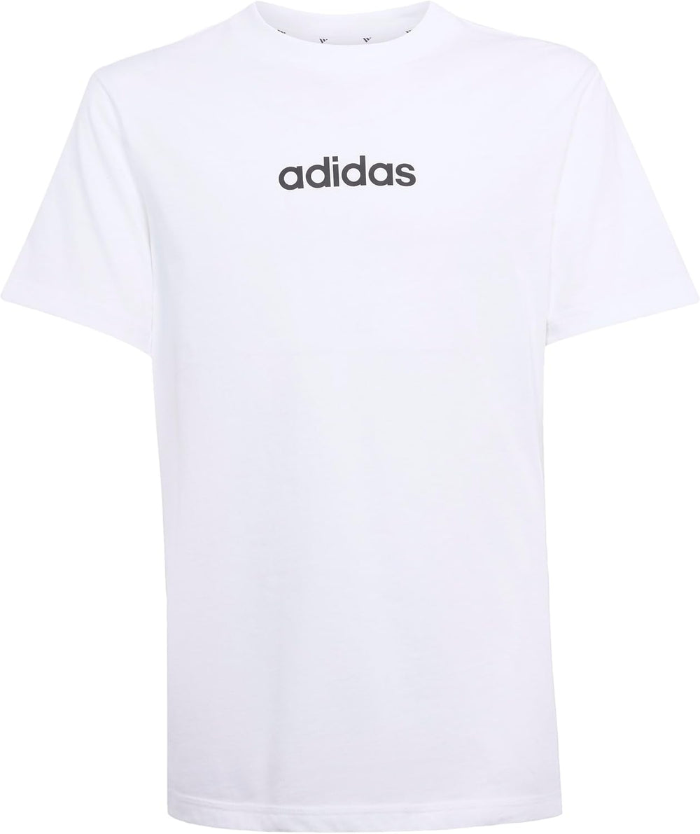 J LIN TEE 160 unisex-child WHITE/BLACK 11-12Y