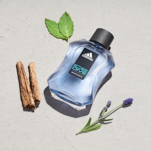 Adidas Ice Dive Fragrance set including the Adidas Ice Dive Eau de Toilette and Deodorant Body Spray (100 ml + 150 ml)
