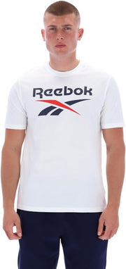 Mens BRUNO BIG LOGO CREW NECK SS TEE T-shirt (pack of 1) - WHITE