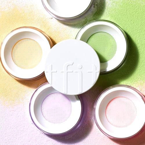 Translucent Set Finishing Powder - Sebum Control Face Loose Powder, Matte & Silky Finish, Lightweight, Long-lasting, Korean Makeup, 0.24 Oz. (2.1 Medium Beige, 7g)