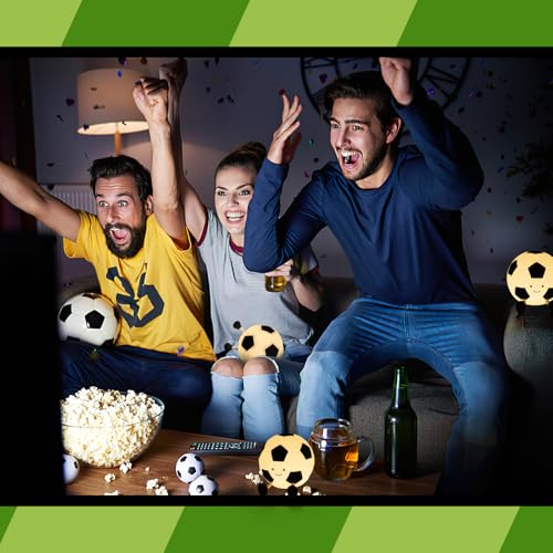 YISUN Soccer Night Light for Boys Light Up Football Lamp Dimmable Rechargeable Silicone Night Light Home Decor Birthday Christmas Gifts for Kids