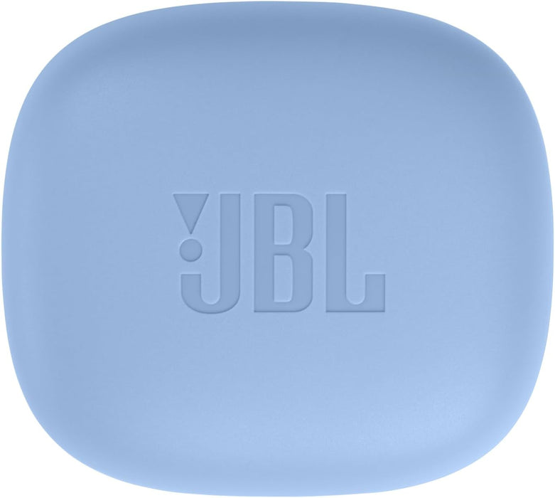 JBL Wave Flex True Wireless Earbuds, Deep Base Sound, Comfortable Fit, 32H Battery, Smart Ambient + Talkthru, Hands-Free Call, VoiceAware, Water and Dust Resistant - Blue, JBLWFLEXBLU