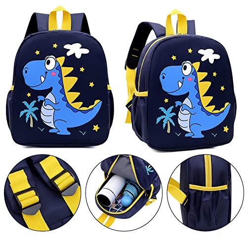 NA NA Dinosaur School Bag, Kids Backpack, 3D Printed Cartoon School Bag, Kindergarten Preschool Rucksack, Boys Girls Bookbag