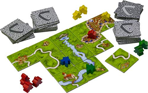 SuperHeated Neurons Carcassonne | 2-5 Players | Official Version | English and Arabic Language | Family Game For Ages 7+ | Board Game - Strategy | Original Made In Germany