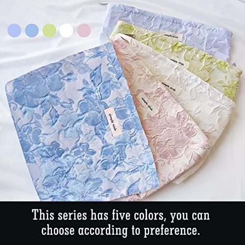STARDW Flower Cosmetic Bags Makeup Bags for Women and Girls,Travel Makeup Bag Large Capacity Canvas Makeup Bag,Makeup Organizer Bag Zipper Pouch, Embossed pink, Large Capacity Aesthetic Makeup Bags