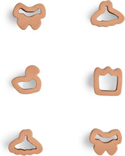 Citron Set of 6 Fruit Cutters - Ballerina