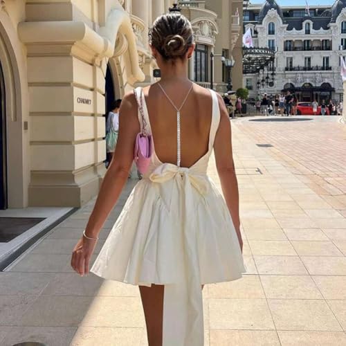 Women's Gold Back Chain for Backless Dress, Backdrop Necklace, Bridal Body Jewelry bra body chain bikini body jewelry