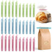 Ysimple 30 Pcs Food Bag Clips for Food Storage, 2 Sizes & 3 Colours Reusable Bag Sealing Clips, Freezer Bag Clips Fridge Sealing Storage Clips for Keeping Food Fresh, Sealing Packets(12CM, 15CM)