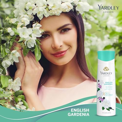 Yardley London English Lavender Perfumed Gift Set - Eau De Toilette 125ml + Body Spray 150ml Floral Aromatic Freshness, Relaxing & Calming Scent For Women