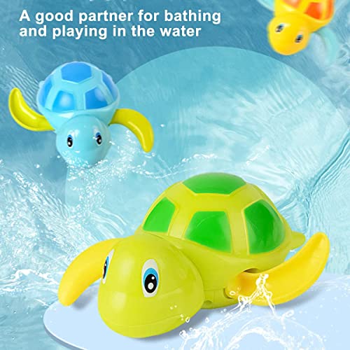 SYOSI Bath Toys Gifts for Year Old Toddlers Baby Bathtub Wind Up Turtle Toys for Months Baby Gifts for Year Old Boys Float Baby Bath Toy for Kids, 3PCS