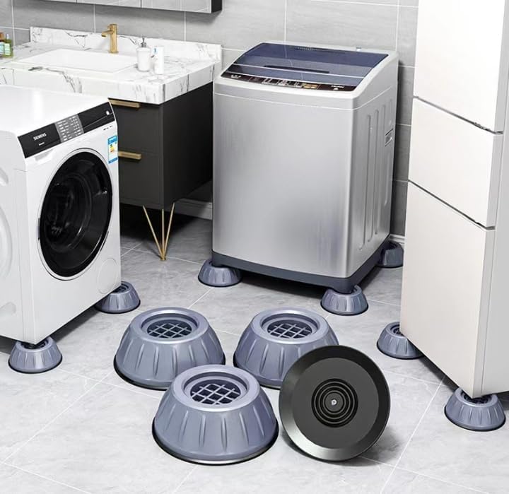 Anti-Vibration Pads for Washer and Dryer, 4 Pieces, Noise Reduction Shock Absorbers
